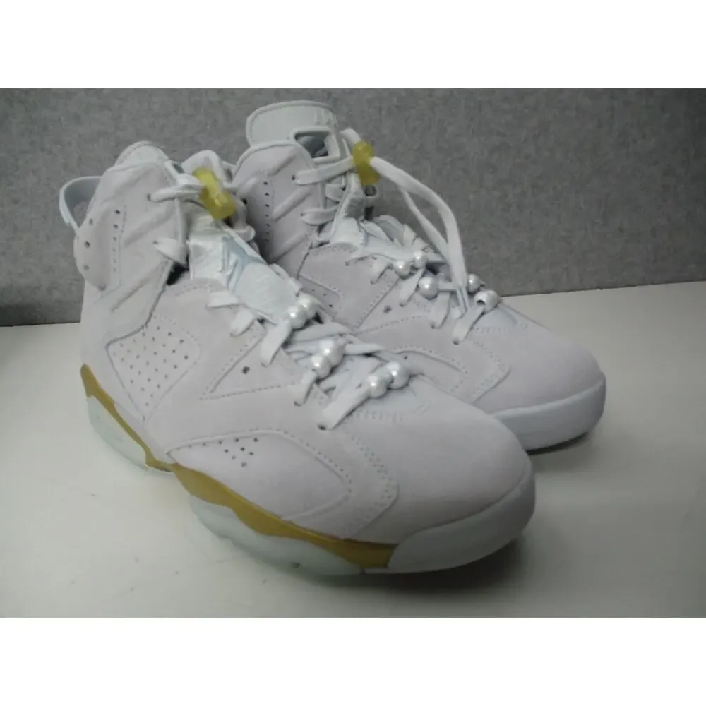 Nike Air Jordan 6 Retro Paris Olympics Platinum Glacier Shoes Blue Womens Sz 9